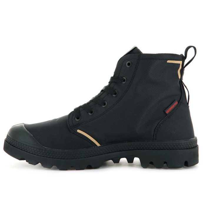 Palladium Pampa Lite+ Recycle WP+ Men's Boots Black | UK W497-HOM